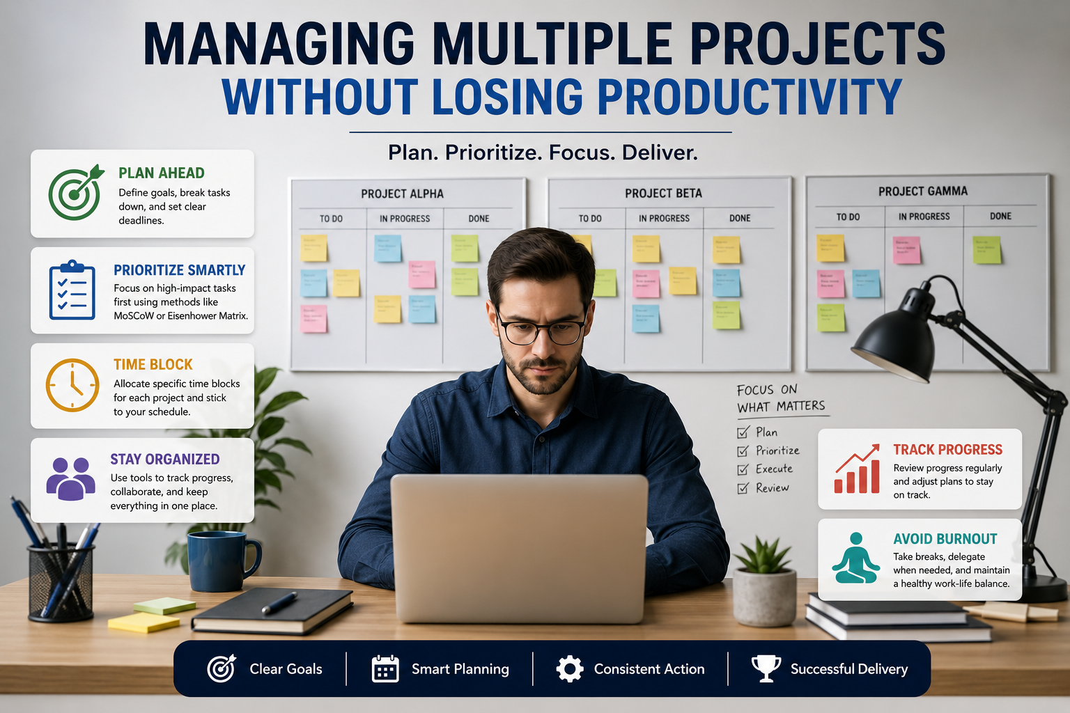 Managing Multiple Projects Without Losing Productivity